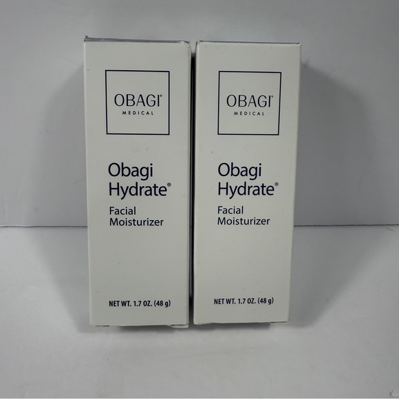 NEW Obagi Hydrate Facial Moisturizer 2 Bottles 1.7oz Each Face Lotion